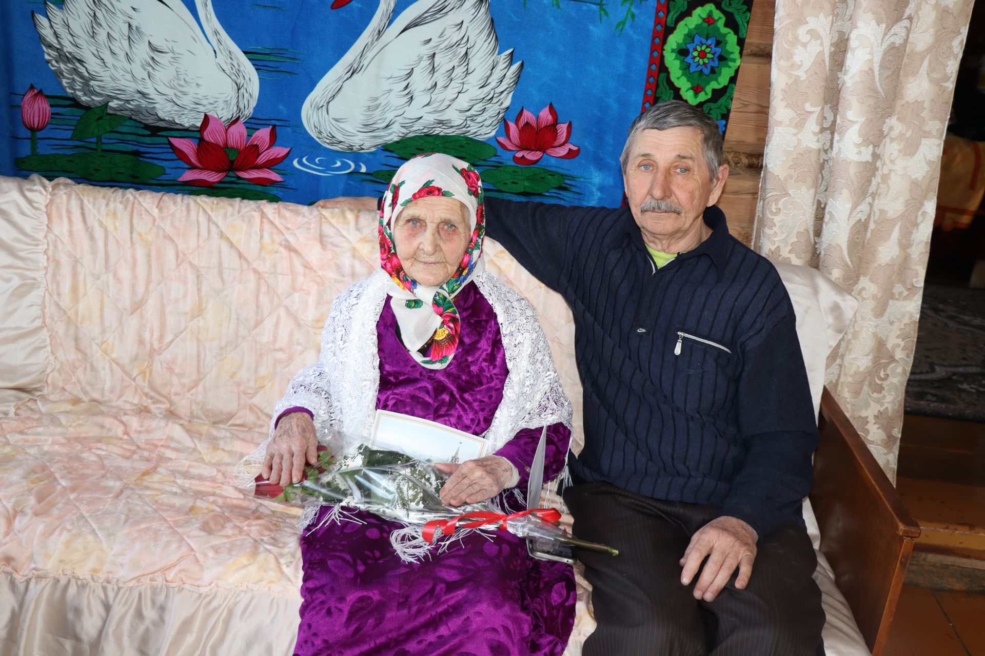 Зур Чынлы авылында яшәүче Сания Сафи кызы Хәнҗәрова 96 яшьлек юбилеен билгеләп үтте