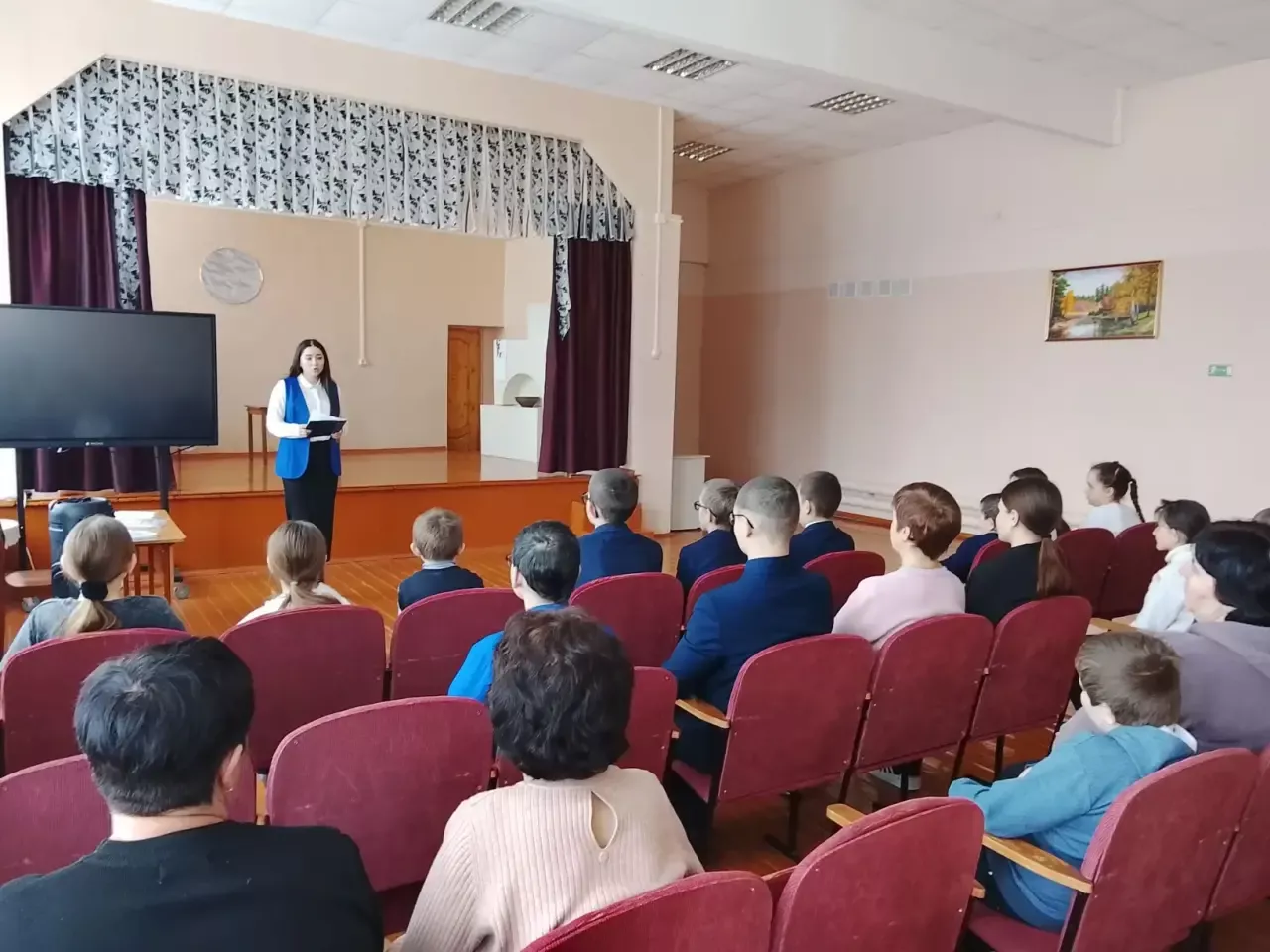 В Большецильнинской школе Дрожжановского района напомнили о дорожной безопасности