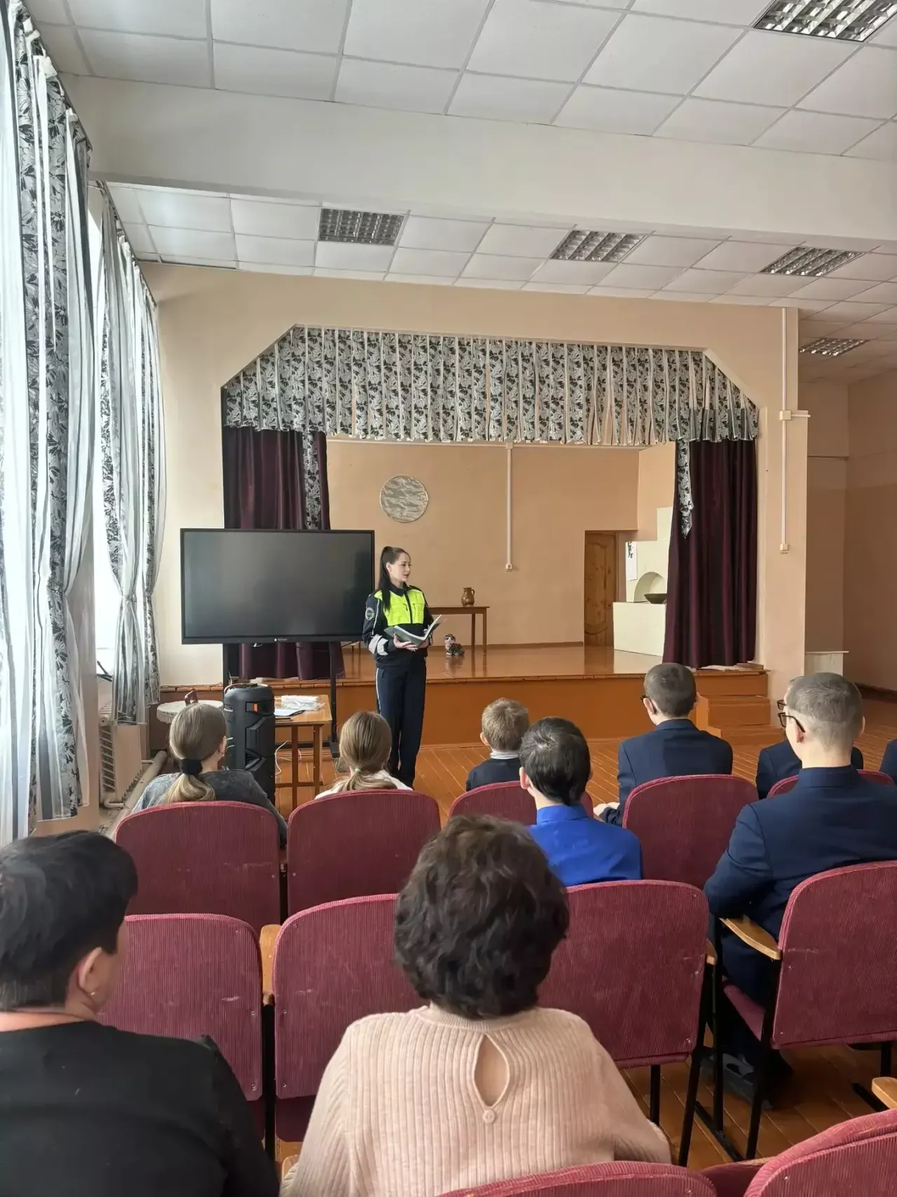 В Большецильнинской школе Дрожжановского района напомнили о дорожной безопасности