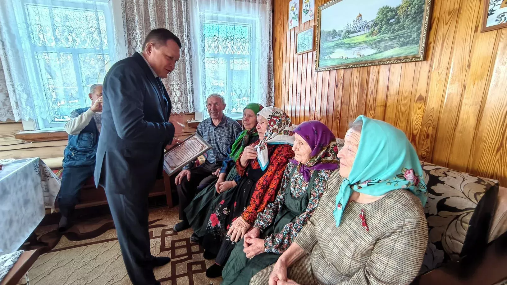 Клавдии Мискиной (Мулеевой) из села Новое Ильмово Дрожжановского района исполнилось 90 лет