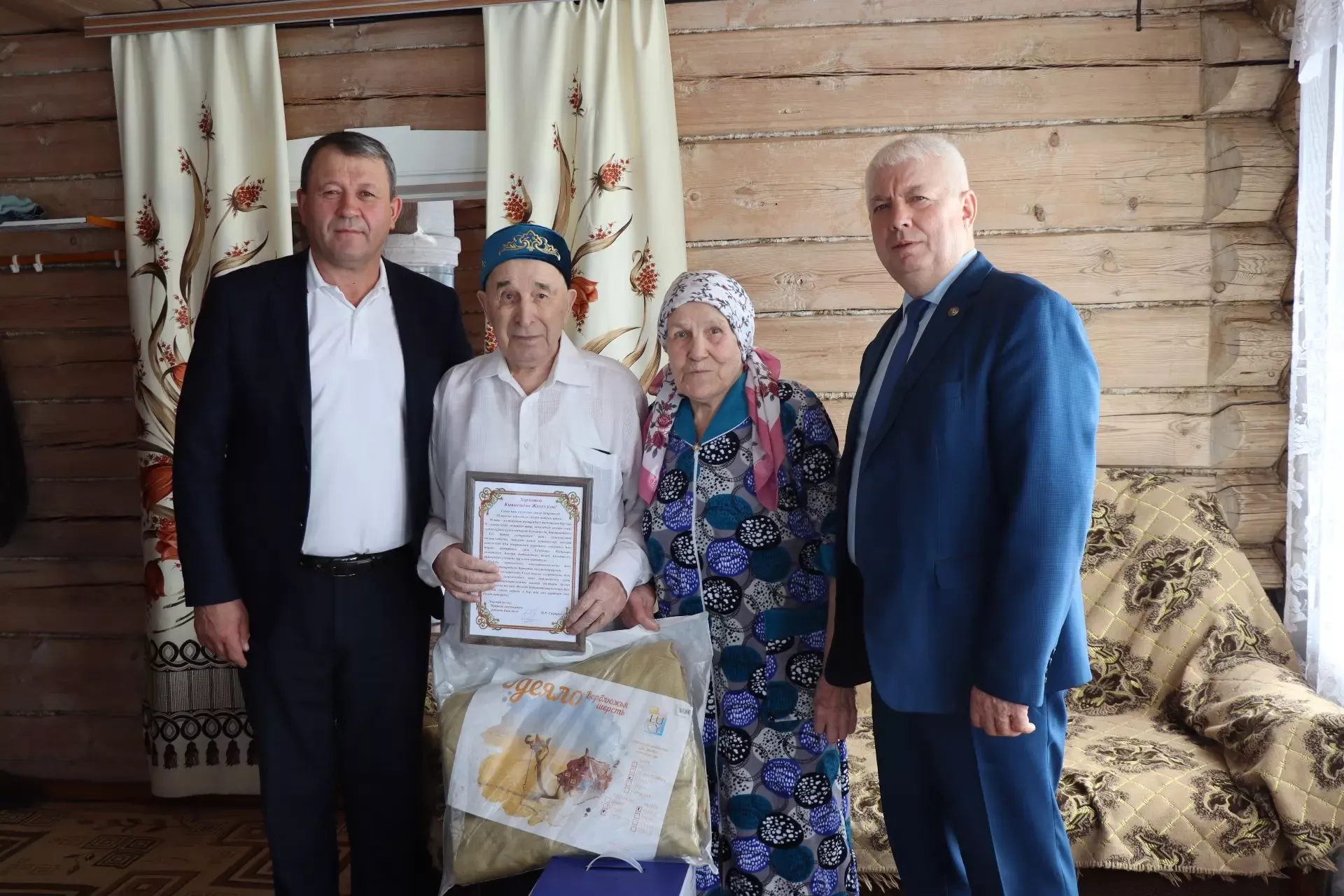 Жителю села Нижние Каракитяны Дрожжановского района РТ исполнилось 90 лет