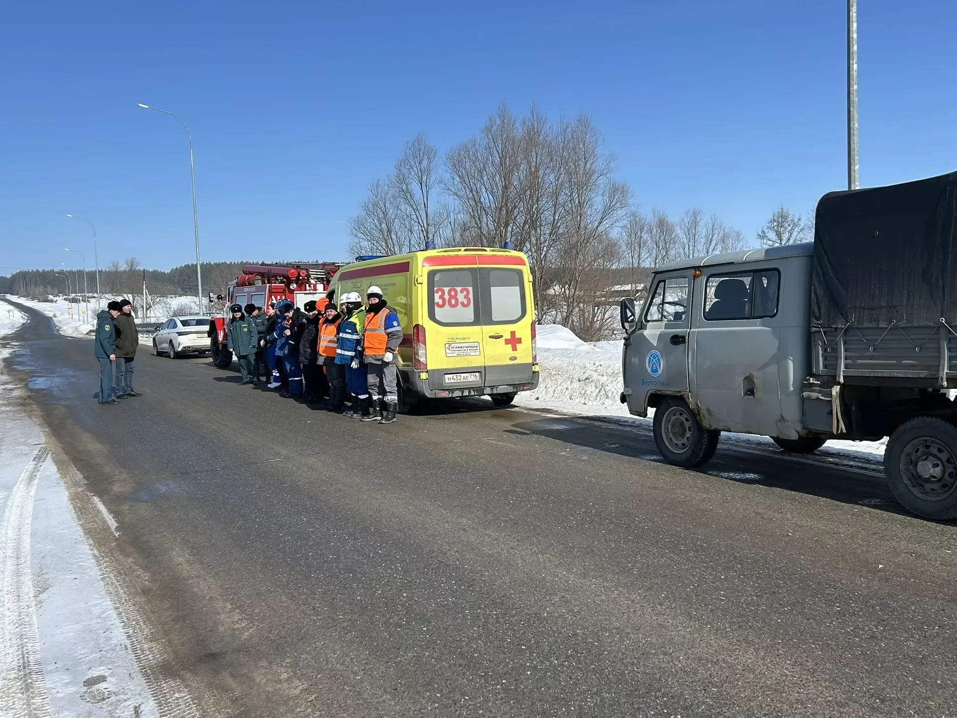 В Дрожжановском районе прошли учения к паводку-2026