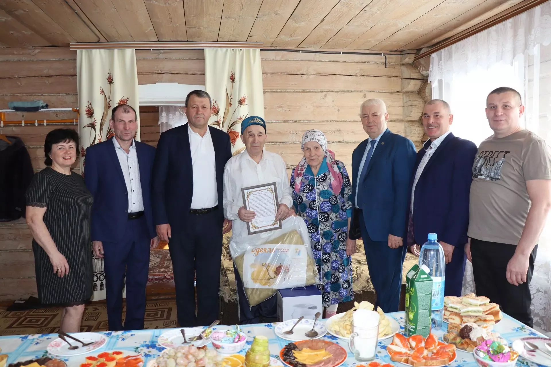 Жителю села Нижние Каракитяны Дрожжановского района РТ исполнилось 90 лет