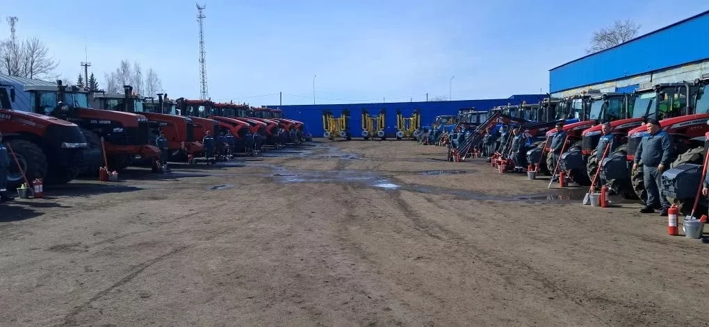 В ООО «Дрожжаное Рассвет Агро» проведен технический осмотр тракторов и прицепов к ним