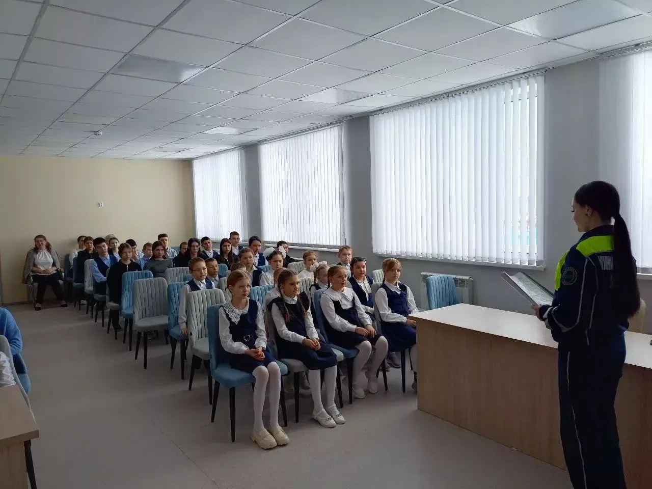 В Малоцильнинской школе юным пешеходам напомнили о дорожной безопасности