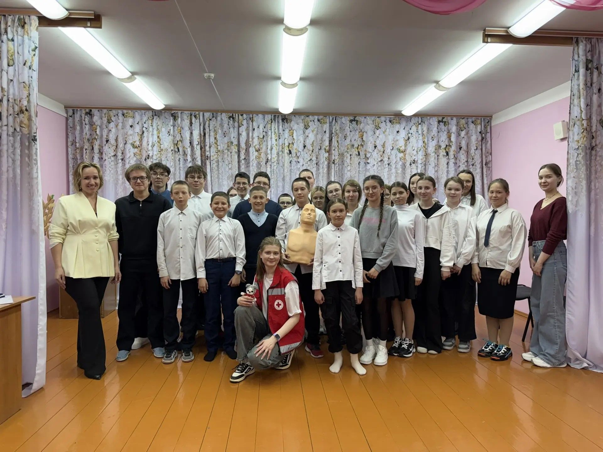 Уроки спасения: как в школах Дрожжановского района учили первой помощи