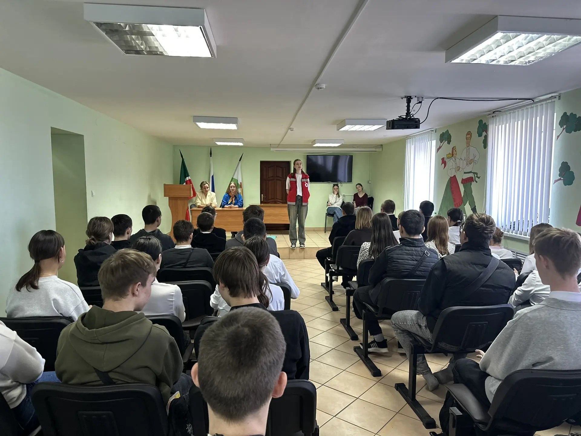 Уроки спасения: как в школах Дрожжановского района учили первой помощи