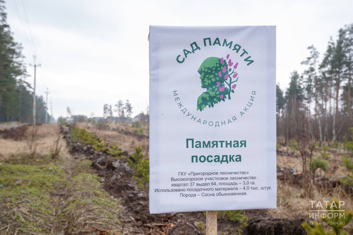 В Татарстане с 25 апреля по 2 мая пройдёт акция «Сад памяти»