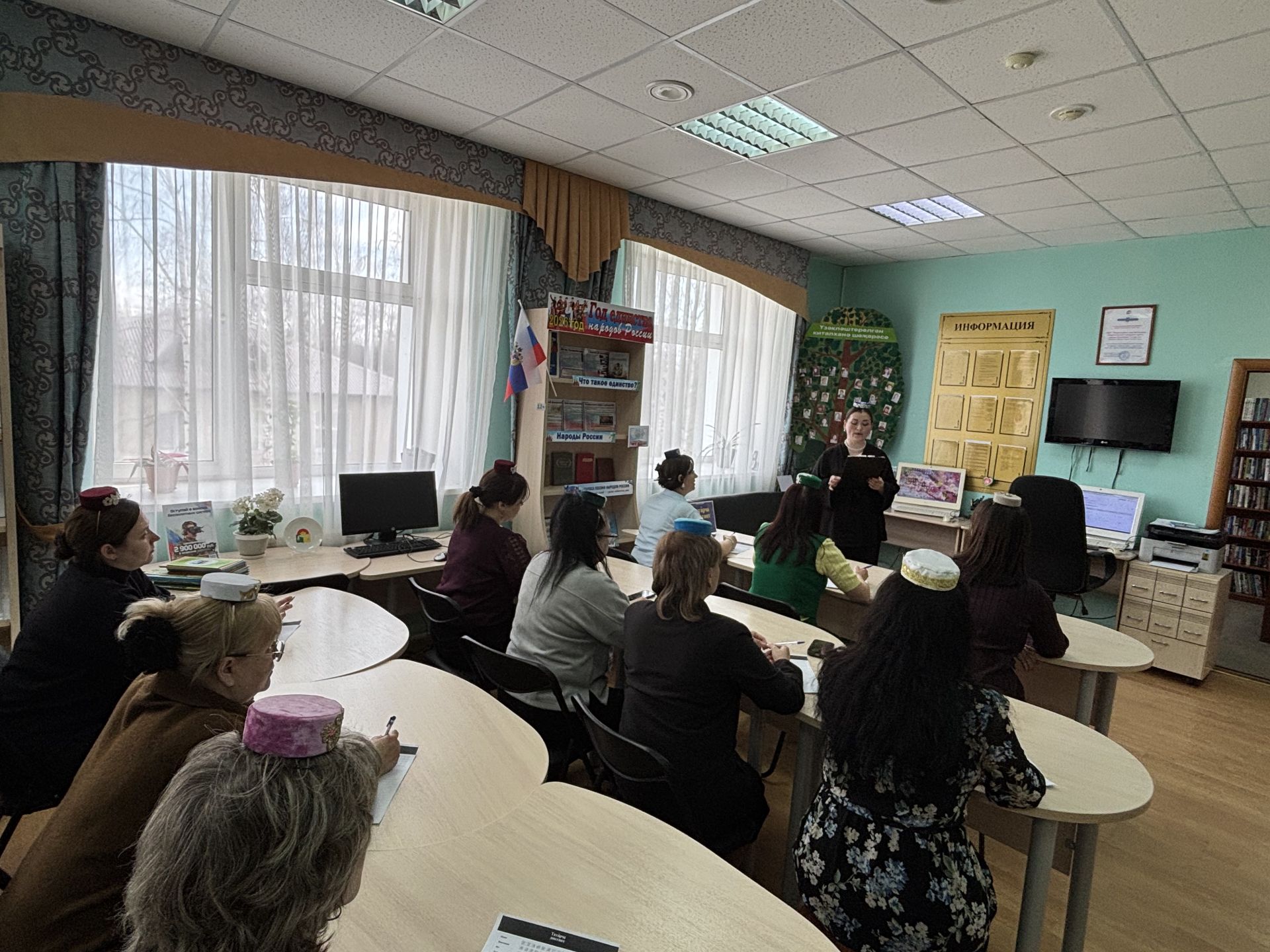 Дрожжановцы написали “Татарча диктант” в центральной библиотеке района