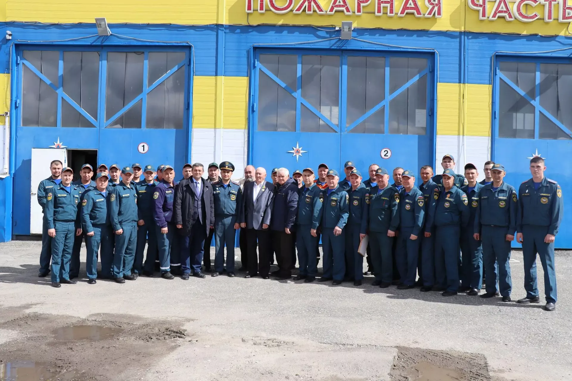 В Дрожжановском районе РТ отметили день пожарной охраны