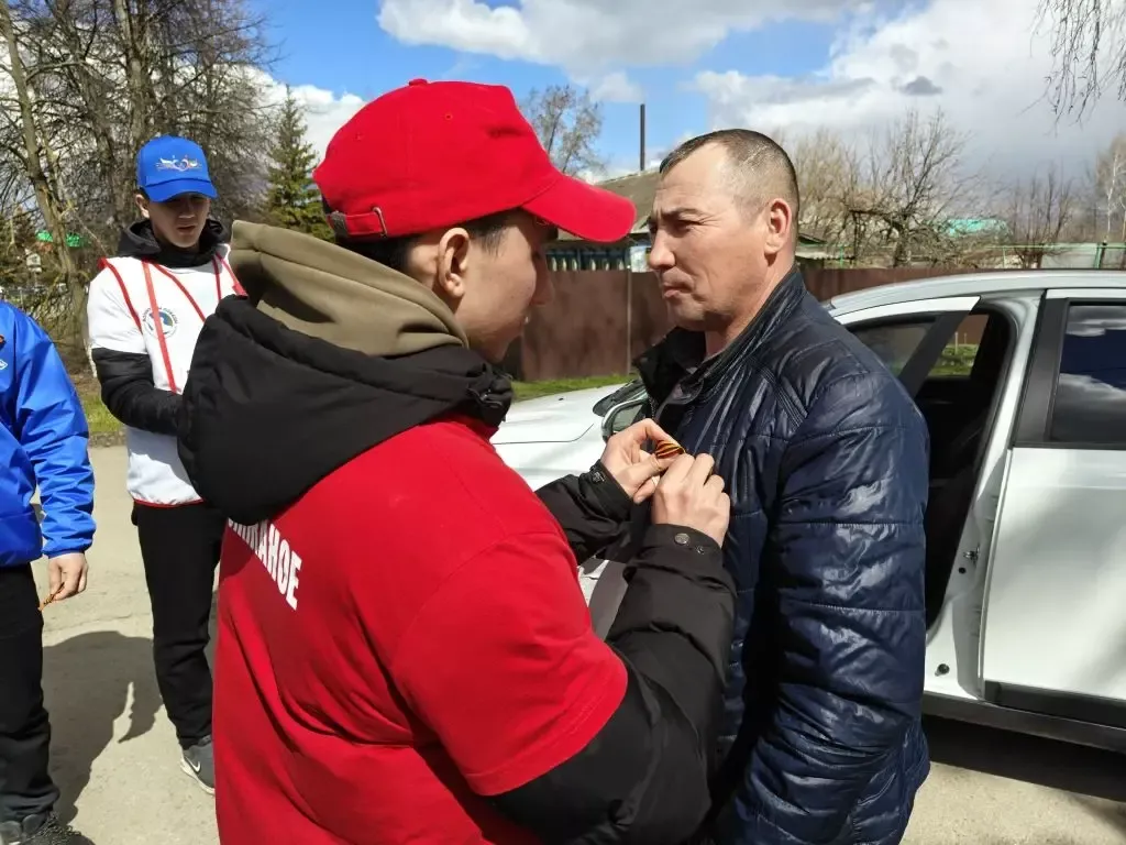 В Дрожжановском районе стартовали патриотические акции «Георгиевская лента» и «Красная гвоздика»