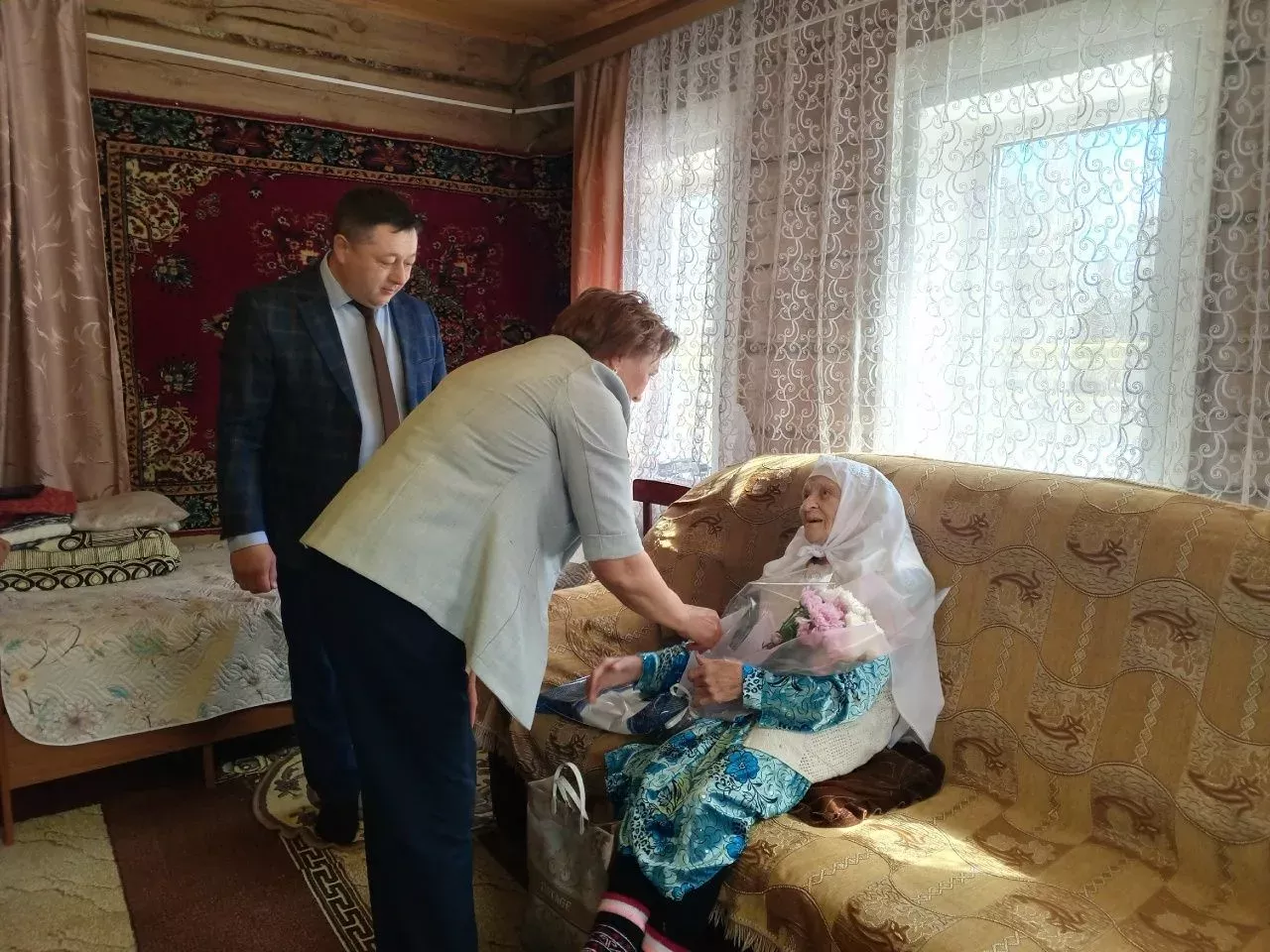 Жительница села Старое Шаймурзино Мушфика Камалова отметила 96-летие