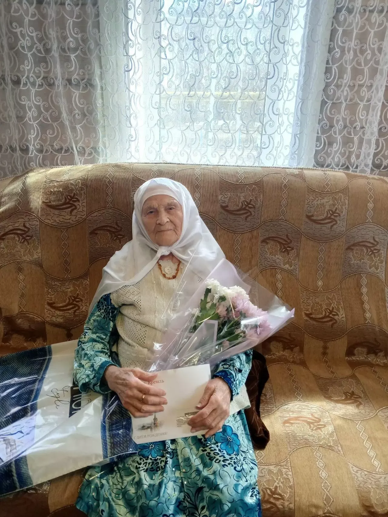Жительница села Старое Шаймурзино Мушфика Камалова отметила 96-летие