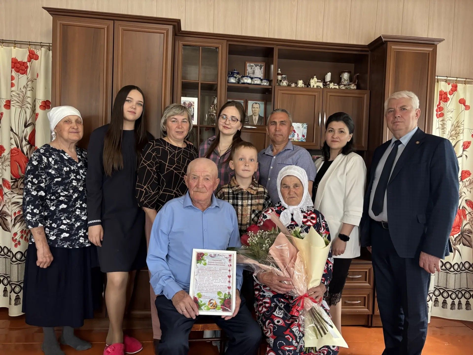 В Дрожжановском районе чествовали семьи с 60- и 65-летием совместной жизни