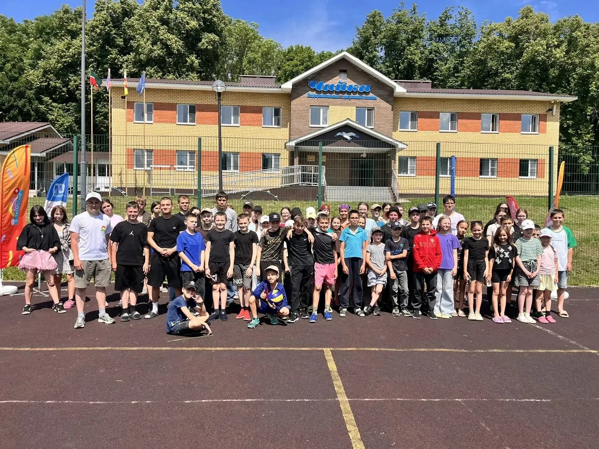 В лагере «Чайка» Дрожжановского района отдыхающие выполнили нормативы комплекса ГТО