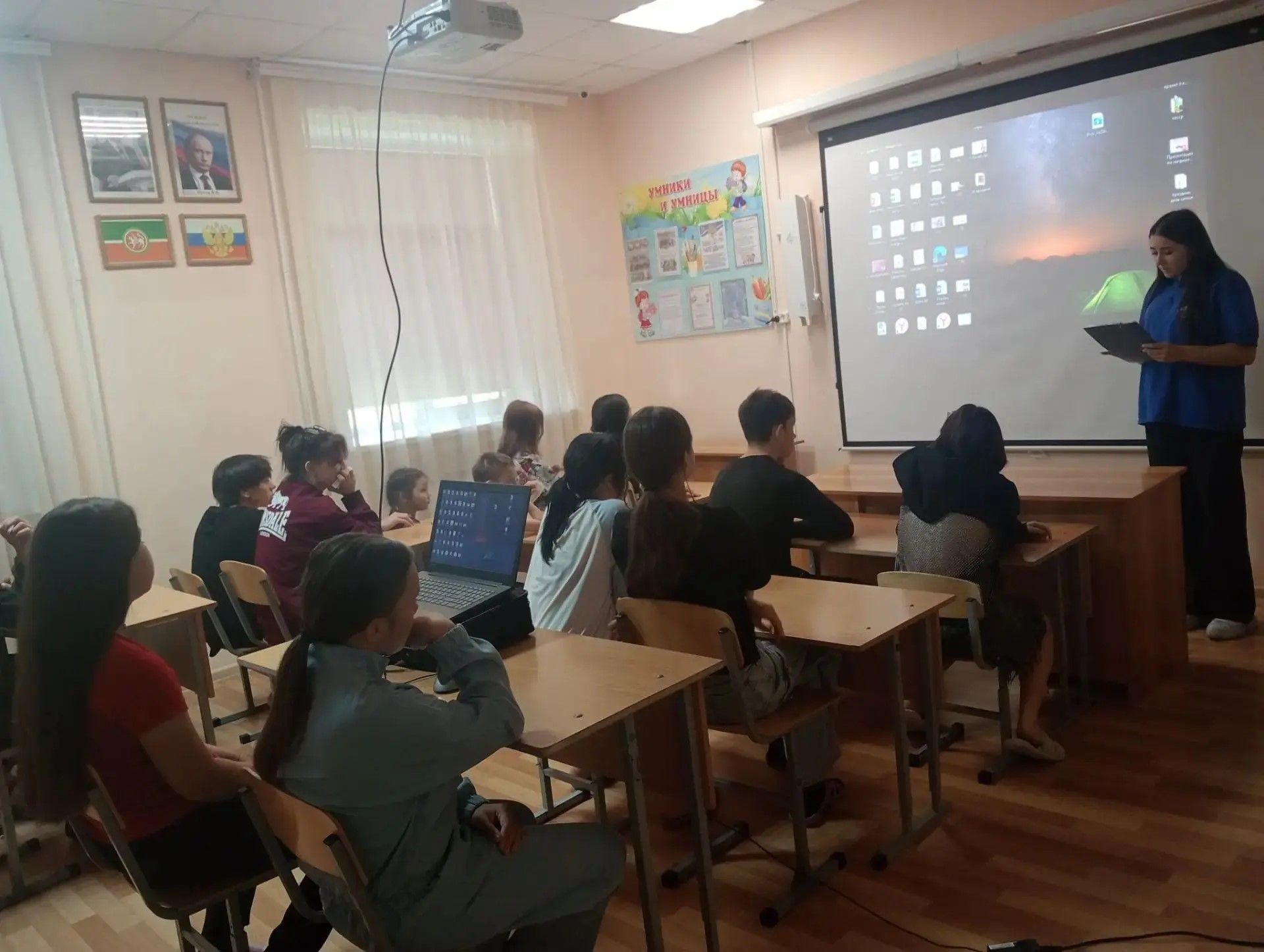 В приюте «Теплый дом» Дрожжановского района провели урок безопасности дорожного движения