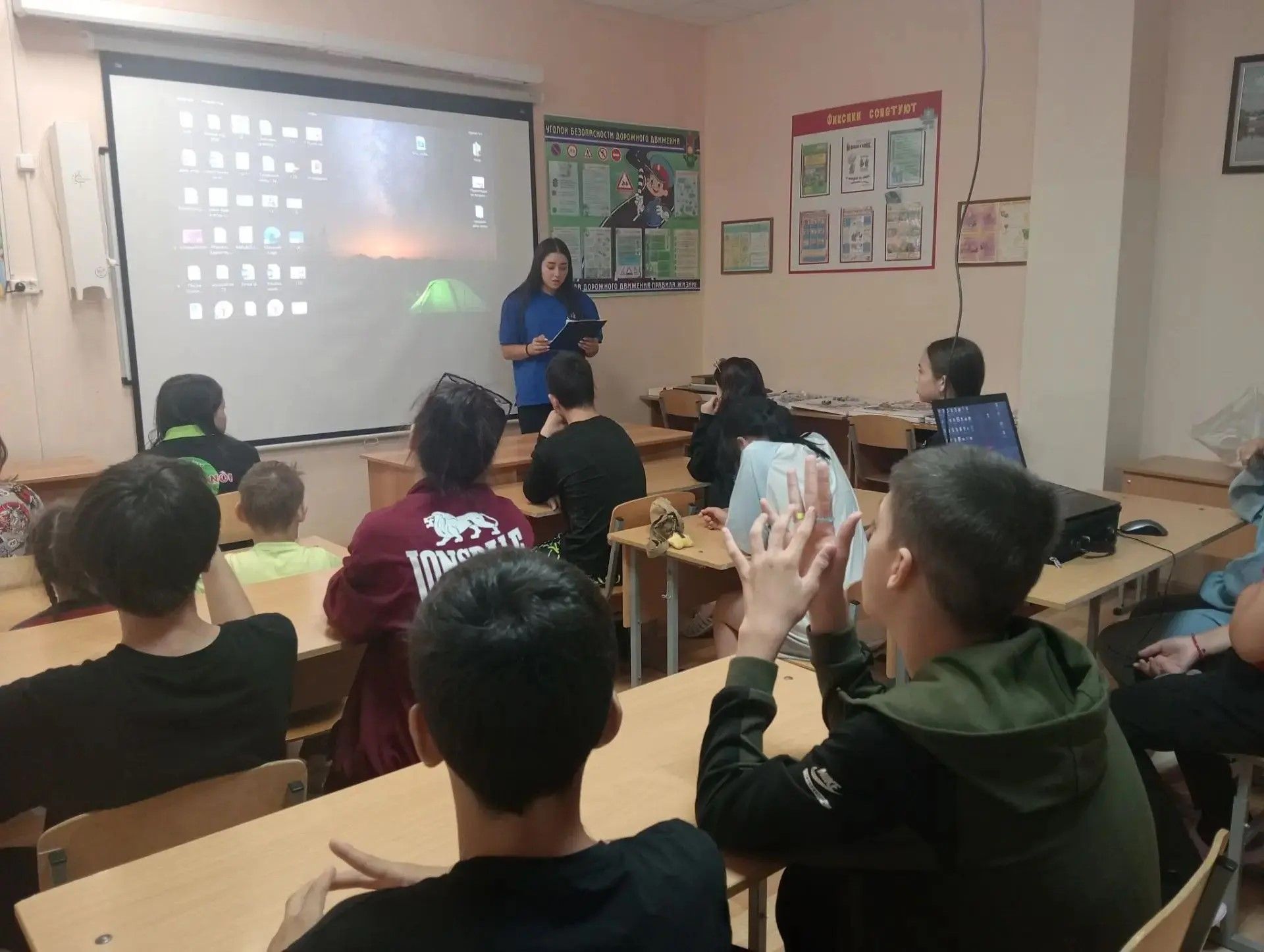 В приюте «Теплый дом» Дрожжановского района провели урок безопасности дорожного движения