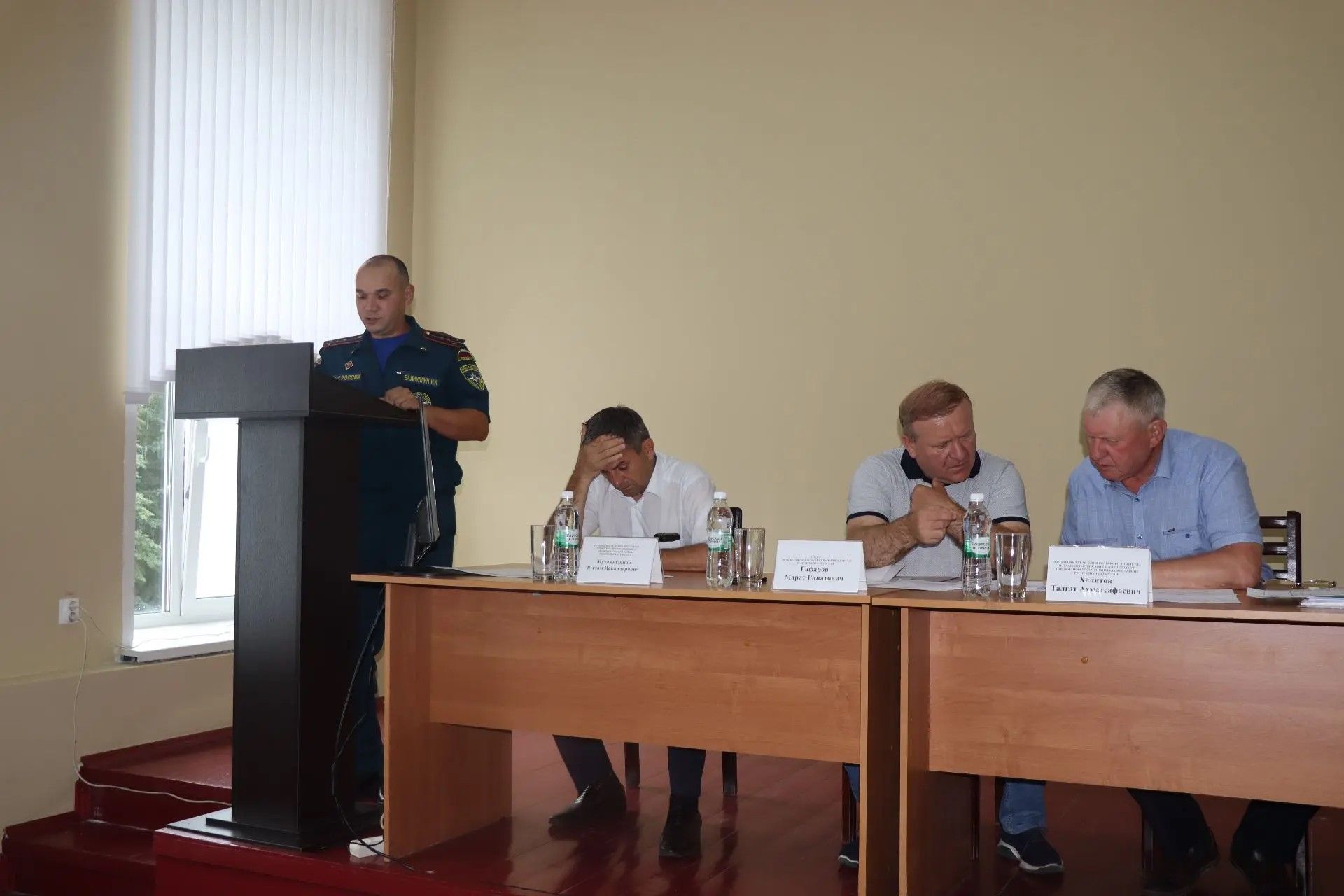 Меры пожарной безопасности во время уборочных работ обсудили в Дрожжановском районе