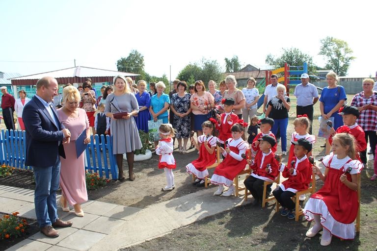 Открытие детского сада после капитального ремонта в селе Городище Дрожжановского района