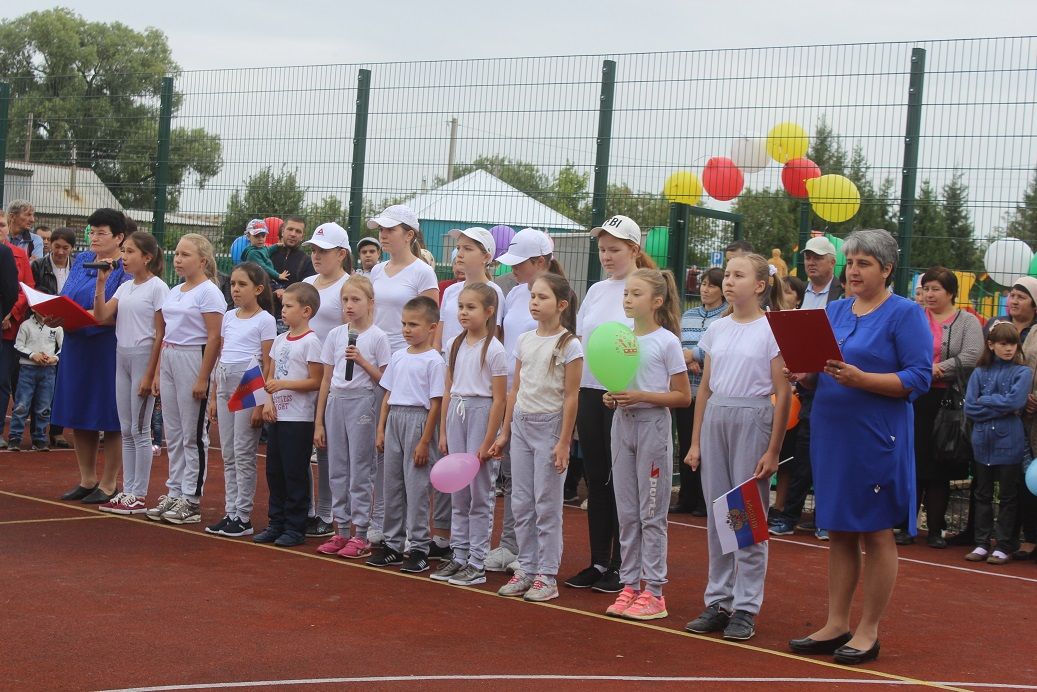 Открытие спортивных площадок в Дрожжановском районе - 2019