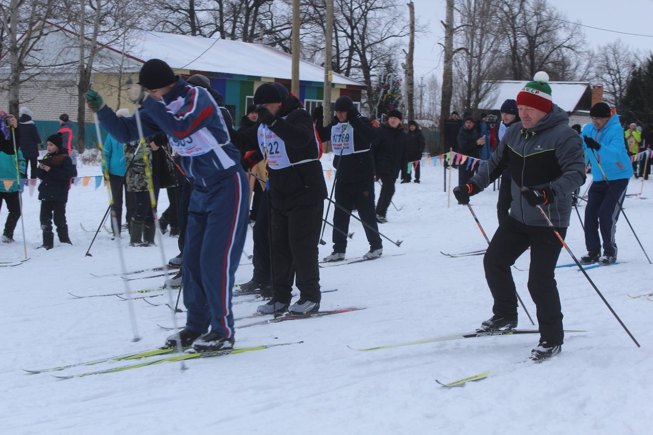 Лыжные соревнования в Дрожжаном -2020 год