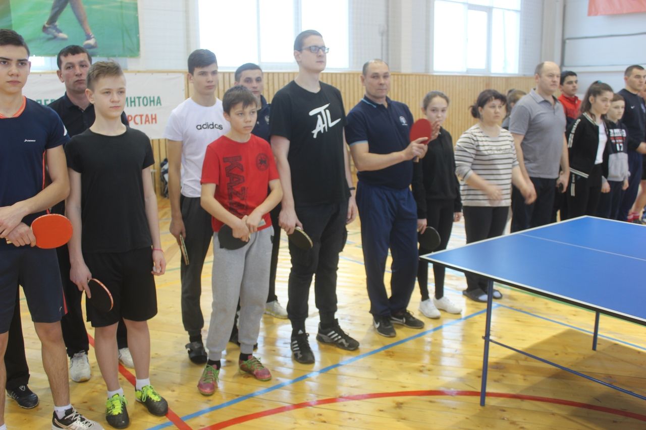 Первенство Дрожжановского района по настольному теннису -2020