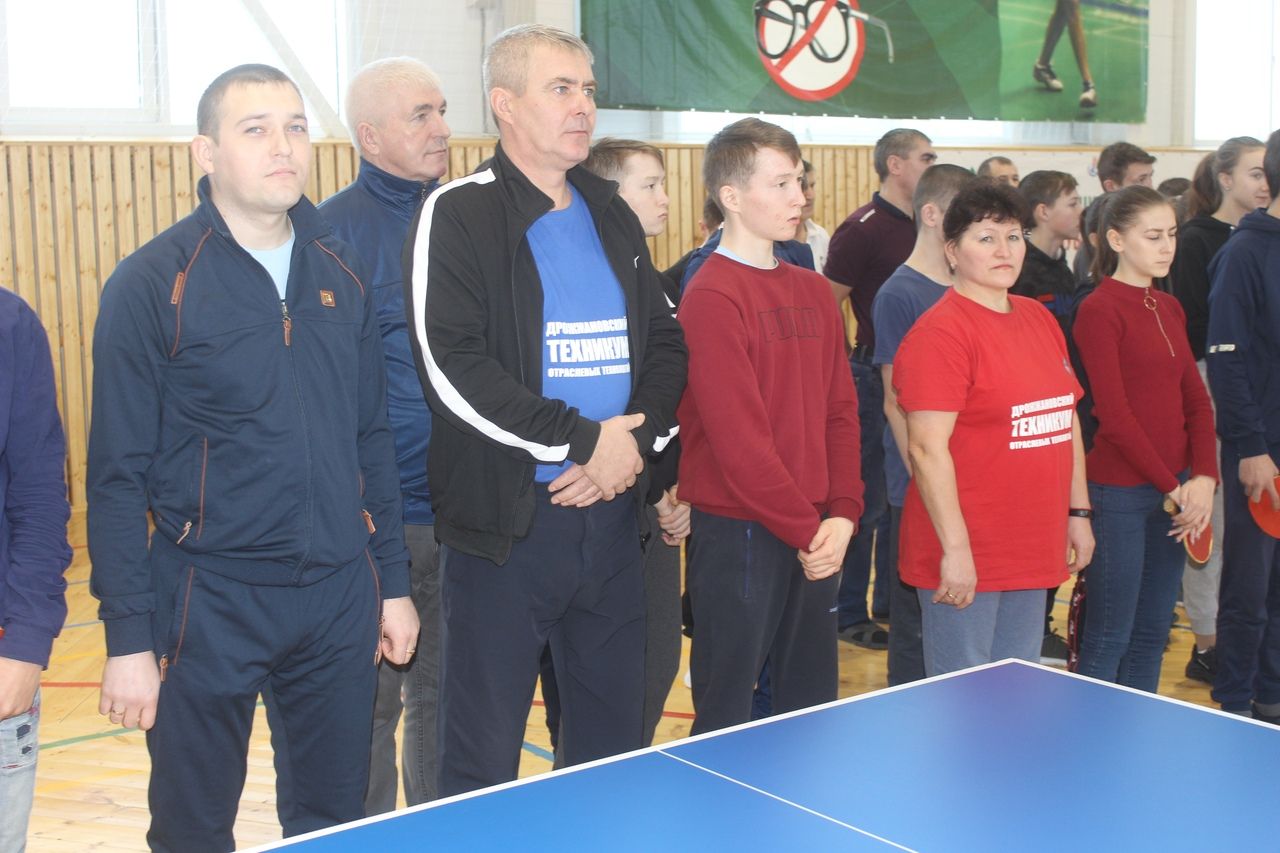 Первенство Дрожжановского района по настольному теннису -2020