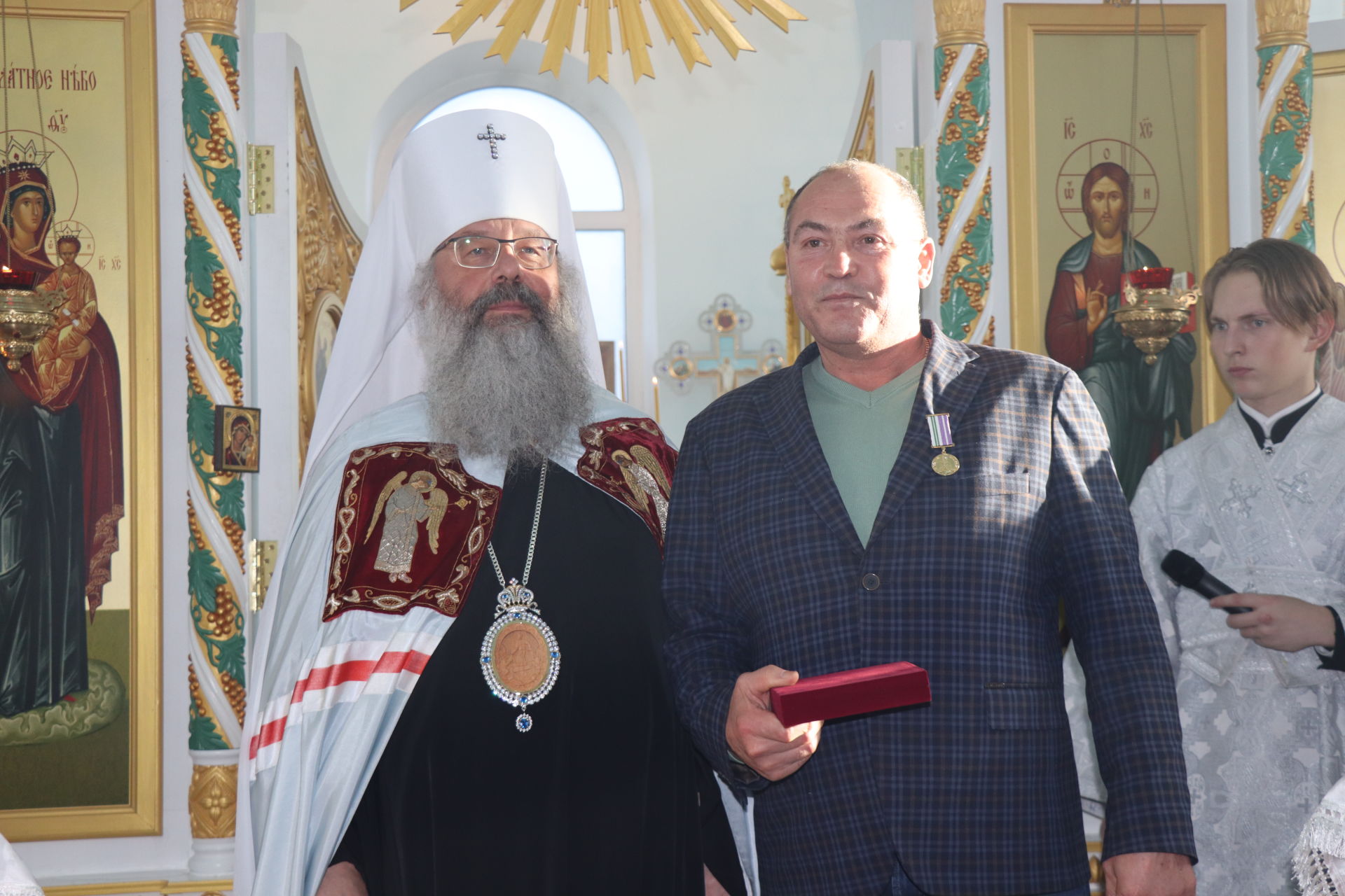 Рабочий визит митрополита Казанского и Татарстанского Кирилла в Дрожжановский район