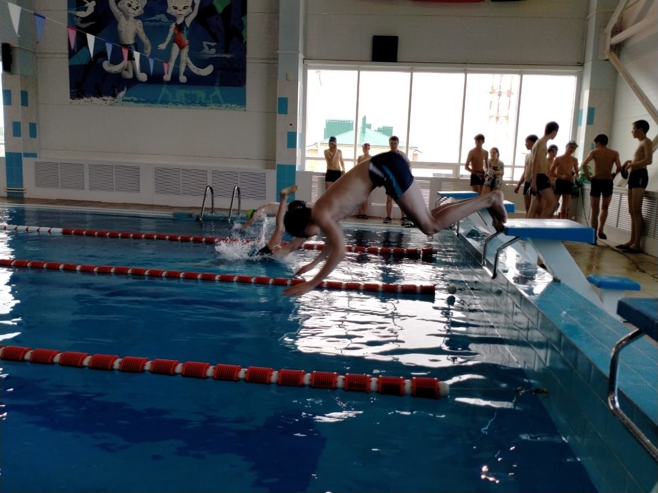 Cоревнования по плаванию среди воспитанников спортивной школы