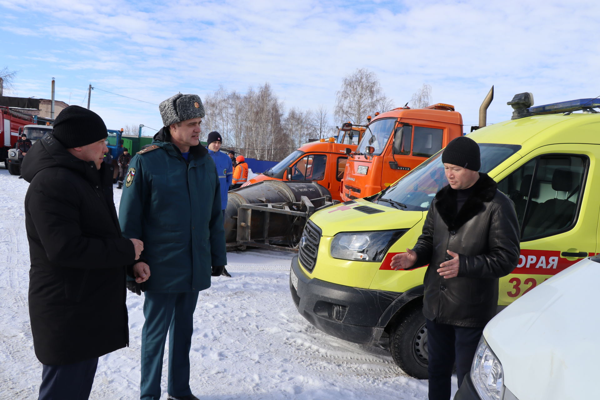 Командно-штабные учения в Дрожжановском районе -2022