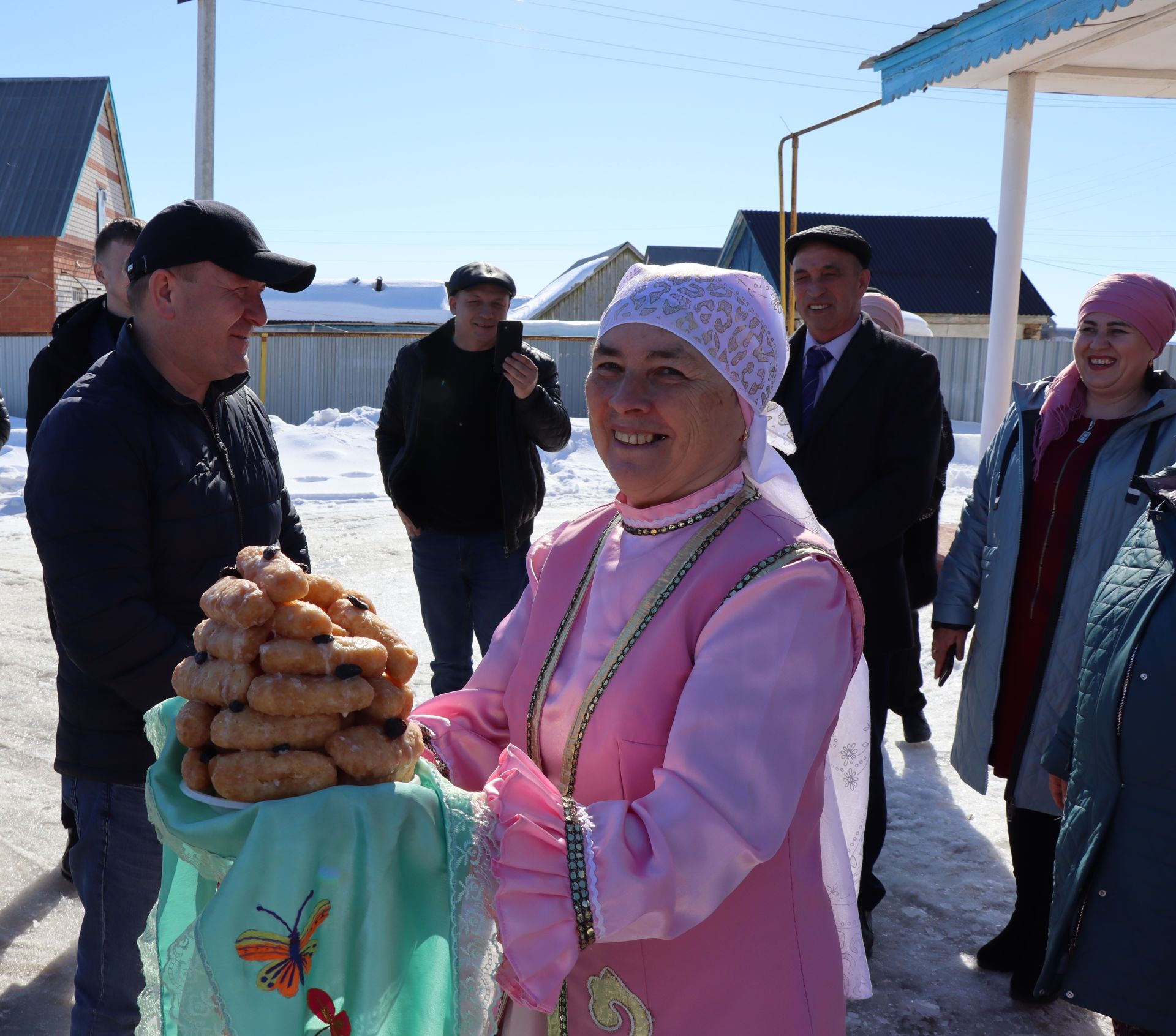 Дрожжановская делегация с рабочим визитом в селе Алькино Самарской области
