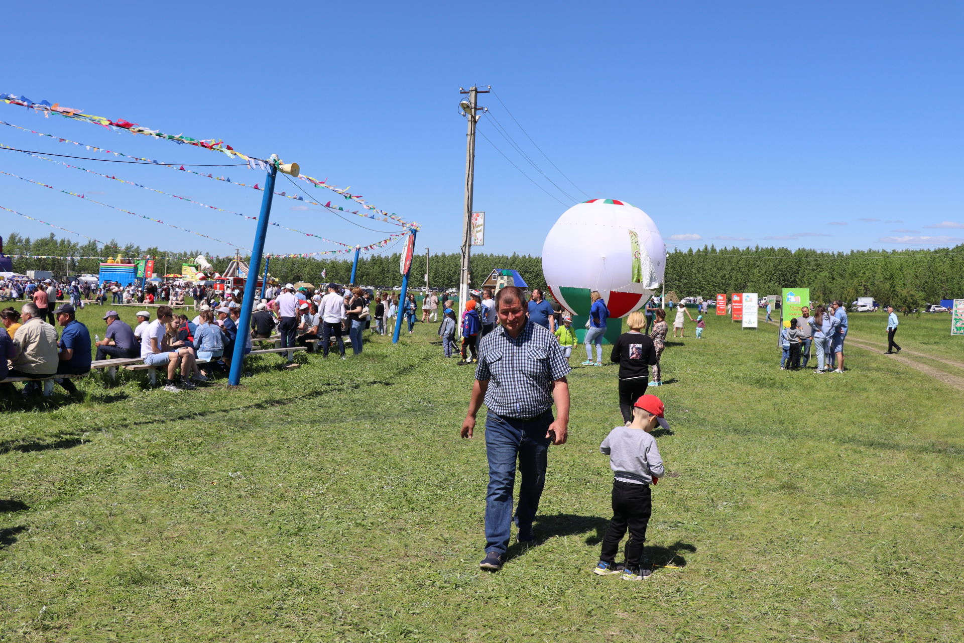 Сабантуй в селе Старое Дрожжаное. Фоторепортаж