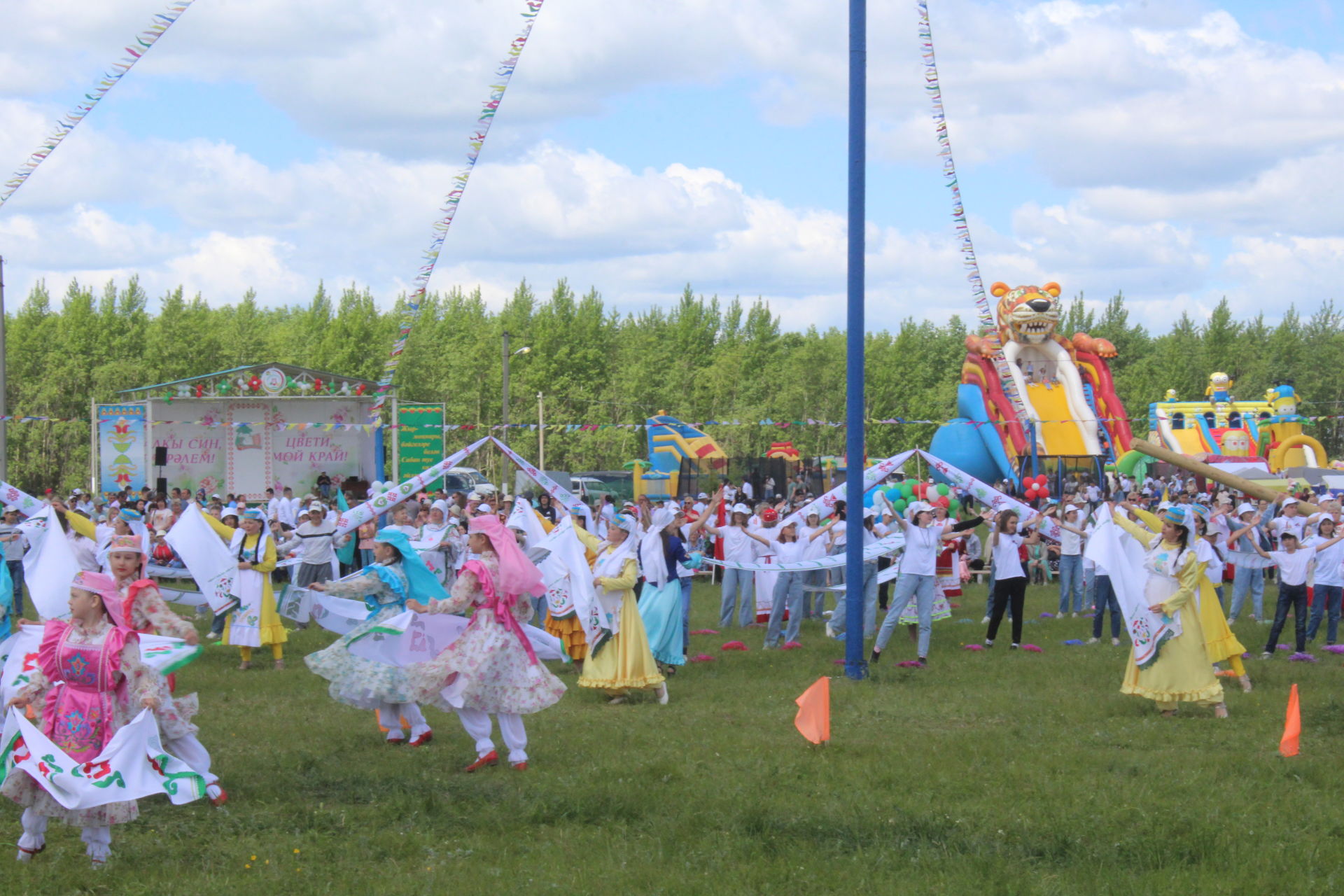 Сабантуй в селе Старое Дрожжаное. Фоторепортаж