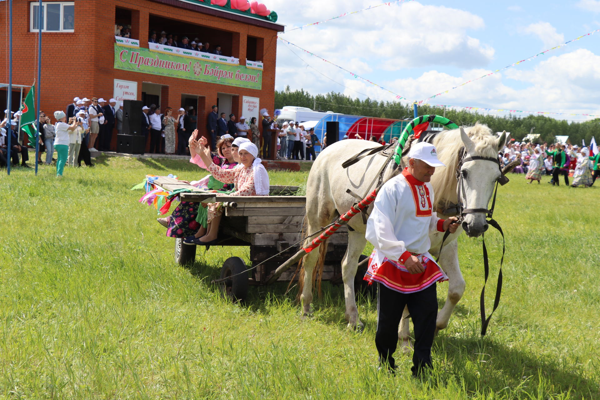 Сабантуй в селе Старое Дрожжаное. Фоторепортаж