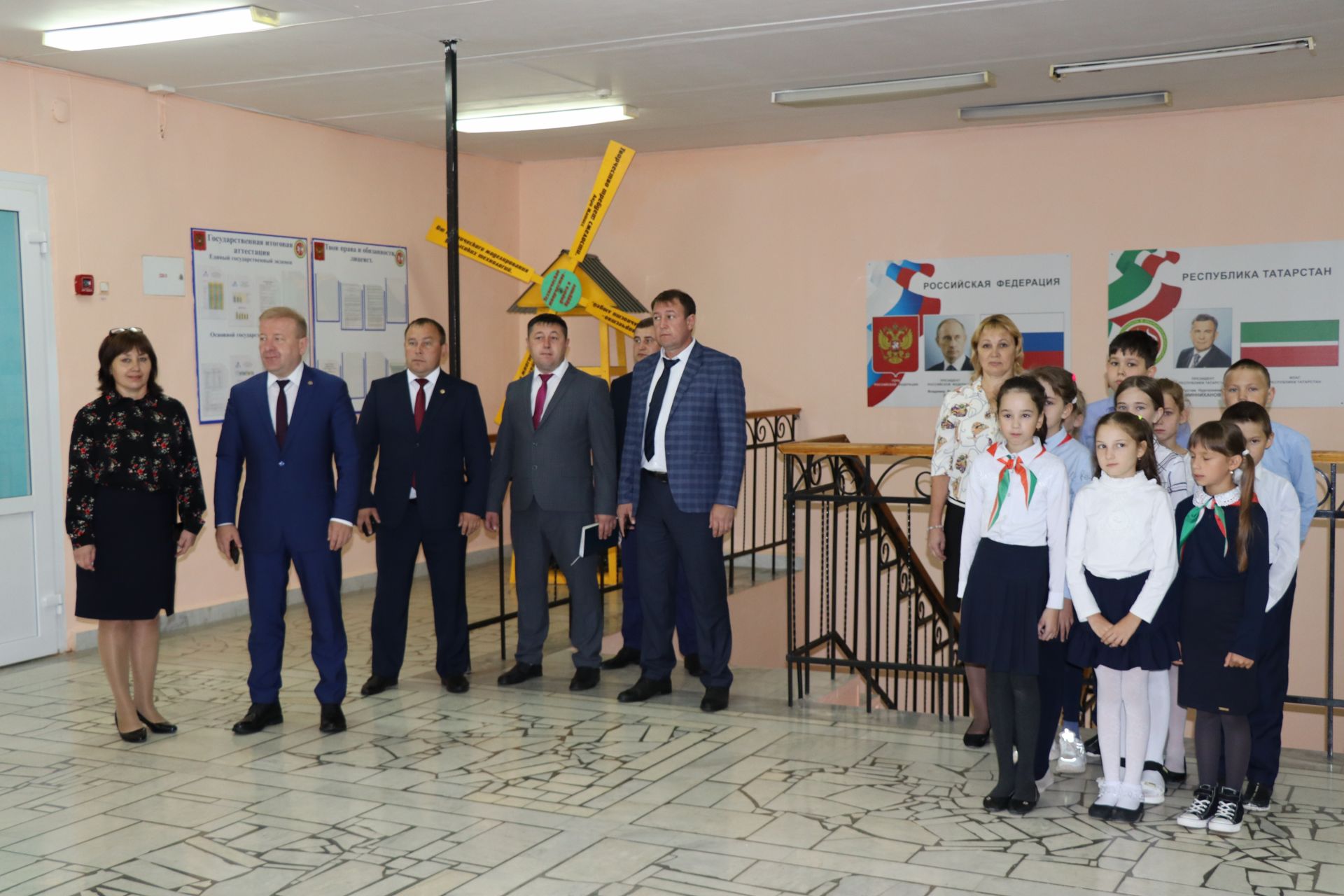 Открытие центров "Точка роста" в Дрожжановских школах-2022