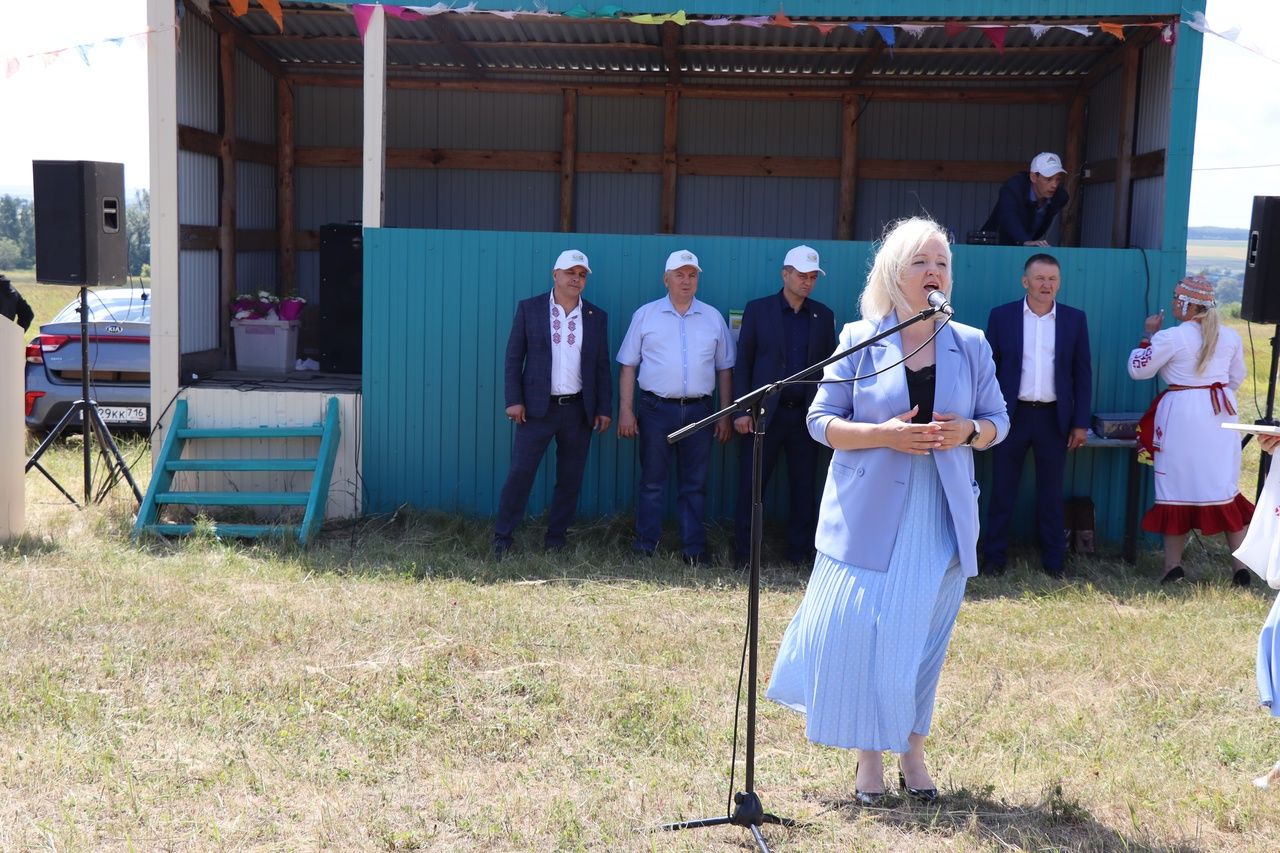 В селе Нижнее Чекурское Дрожжановского района праздновали "День родного края"