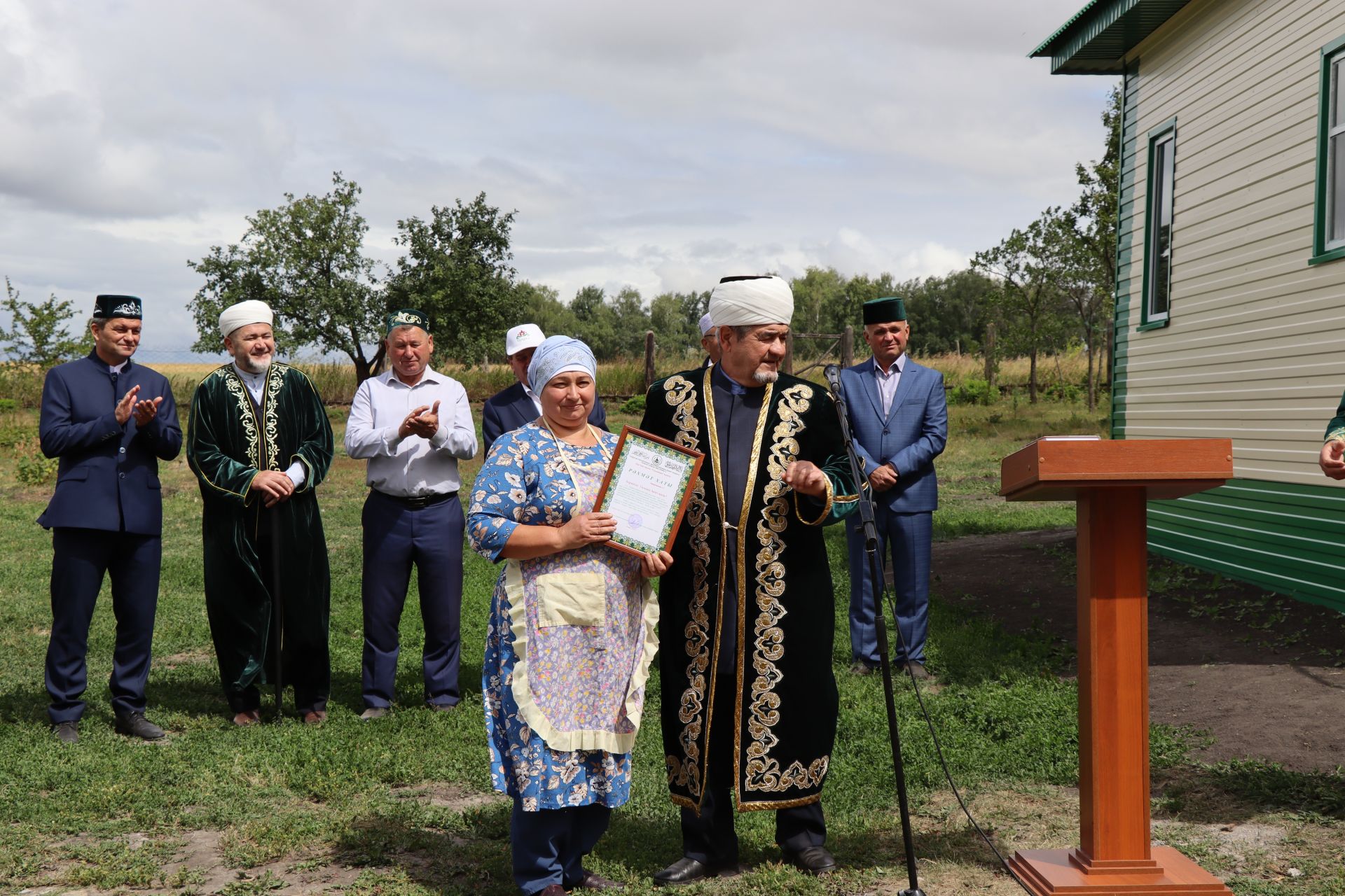 Открытие мечети "Гельсәйран" в селе Новое Чекурское