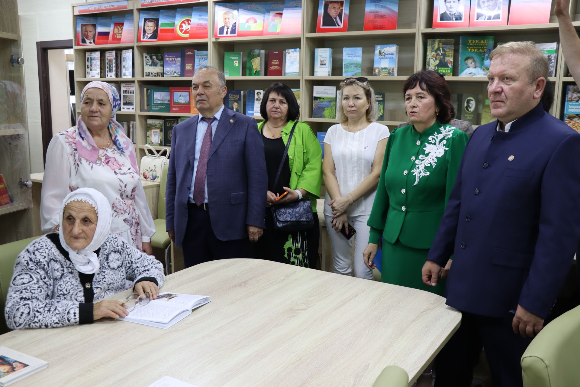 Открытие модельной библиотеки в селе Малая Цильна Дрожжановского района РТ -2024