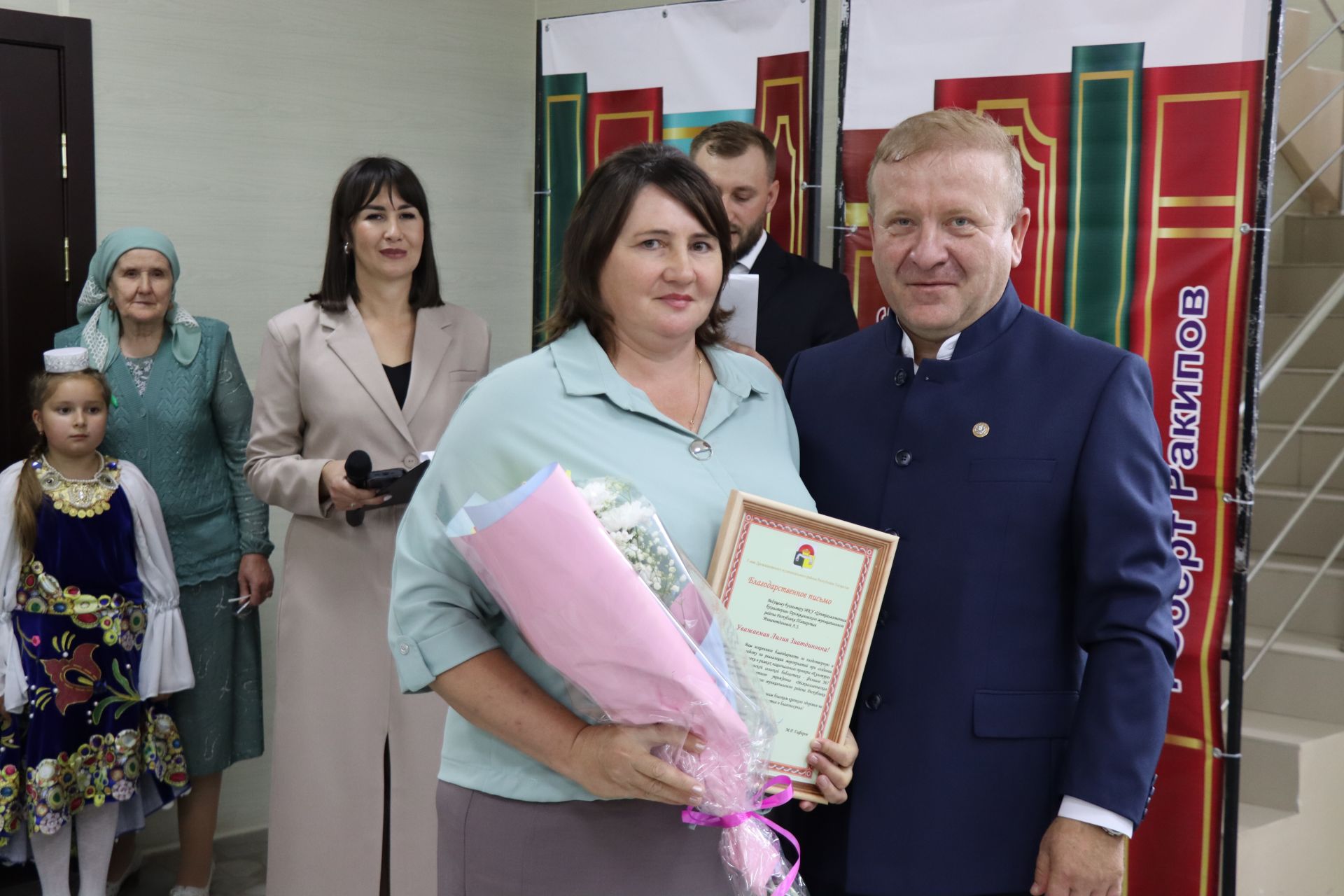 Открытие модельной библиотеки в селе Малая Цильна Дрожжановского района РТ -2024