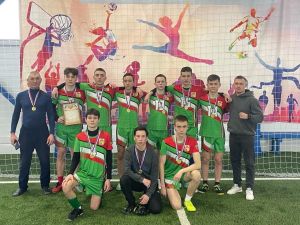 Юношеская команда Дрожжановского района РТ заняла 1 место в межрегиональном турнире по мини-футболу