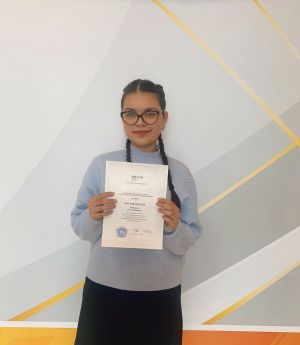 Ученица Старошаймурзинской СОШ  стала призером олимпиады школьников по праву