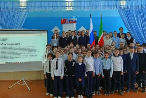 В Большеаксинской школе Дрожжановского района РТ прошел урок безопасности