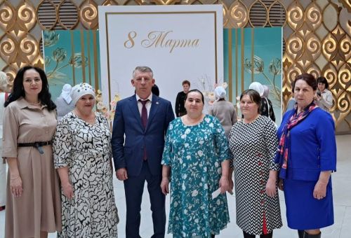 Дрожжановская делегация принимает участие в торжественном мероприятии в Казани в честь 8 марта