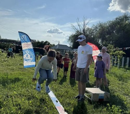 В День села в Новых Ишлях Дрожжановского района работала мобильная площадка ГТО