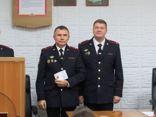 В дрожжановском отделе полиции наградили лучших сотрудников