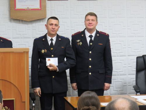 В дрожжановском отделе полиции наградили лучших сотрудников