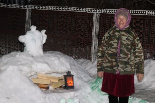 В настоящую зимнюю сказку превратились улицы села Малая Цильна Дрожжановского района РТ в канун Нового года