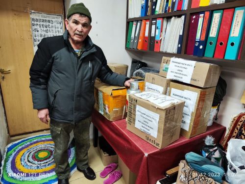 Ветераны боевых действий Дрожжановского района отправили «СВОим гостинец на Новый год»