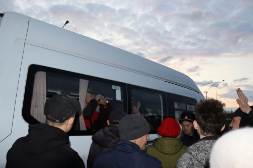 Первые призывники из Дрожжановского района отправились служить в ряды Вооруженных сил  РФ