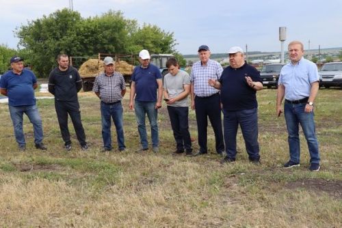 Парад комбайнов состоялся в Дрожжановском районе